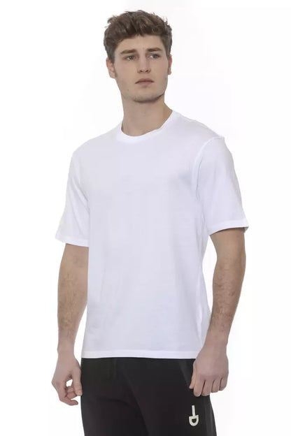 Tond White Cotton Men T-Shirt Tond