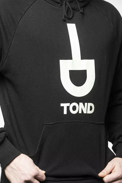 Tond Black Cotton Men Sweater Tond