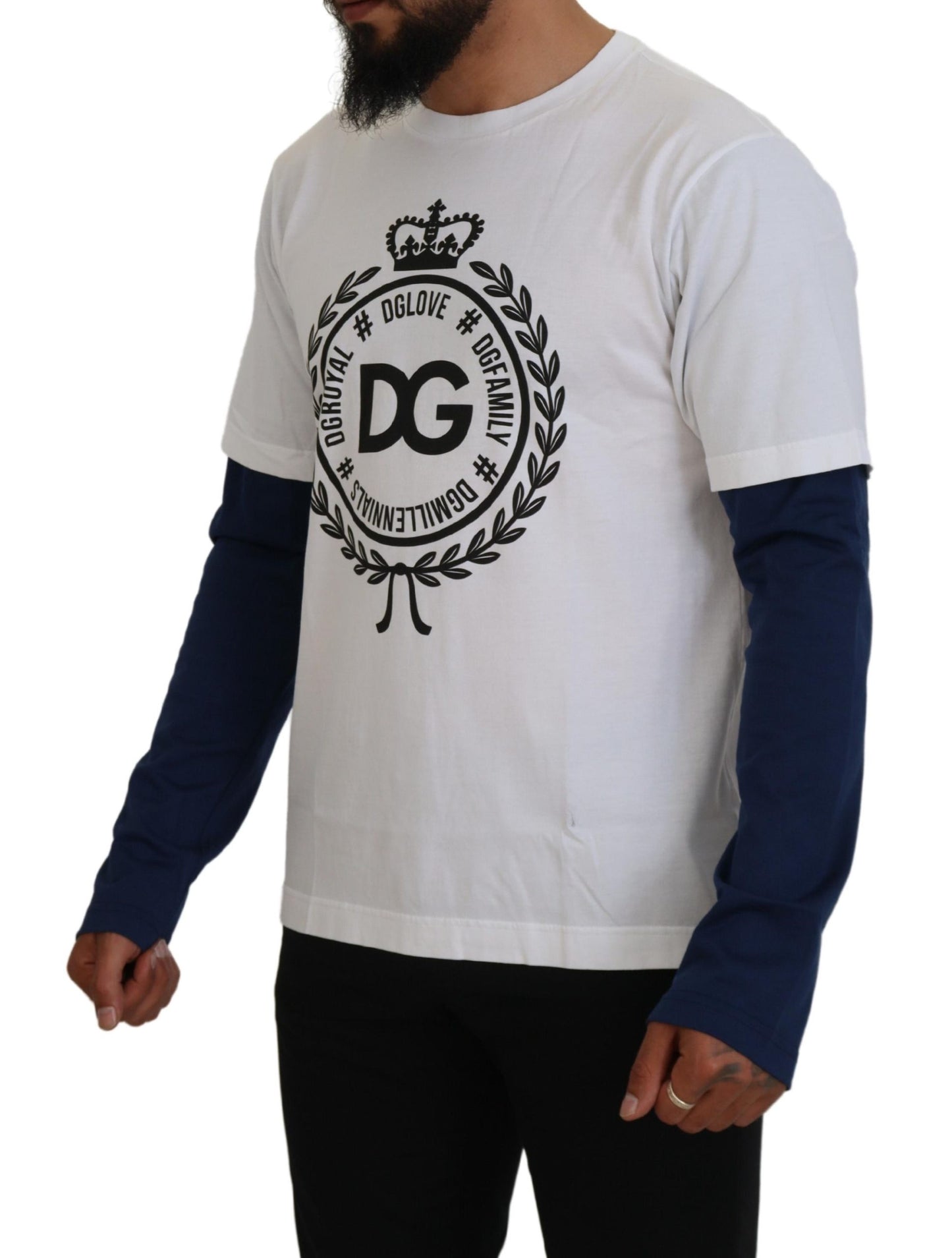 Dolce & Gabbana Elegant Crew-Neck Pullover Sweater Dolce & Gabbana