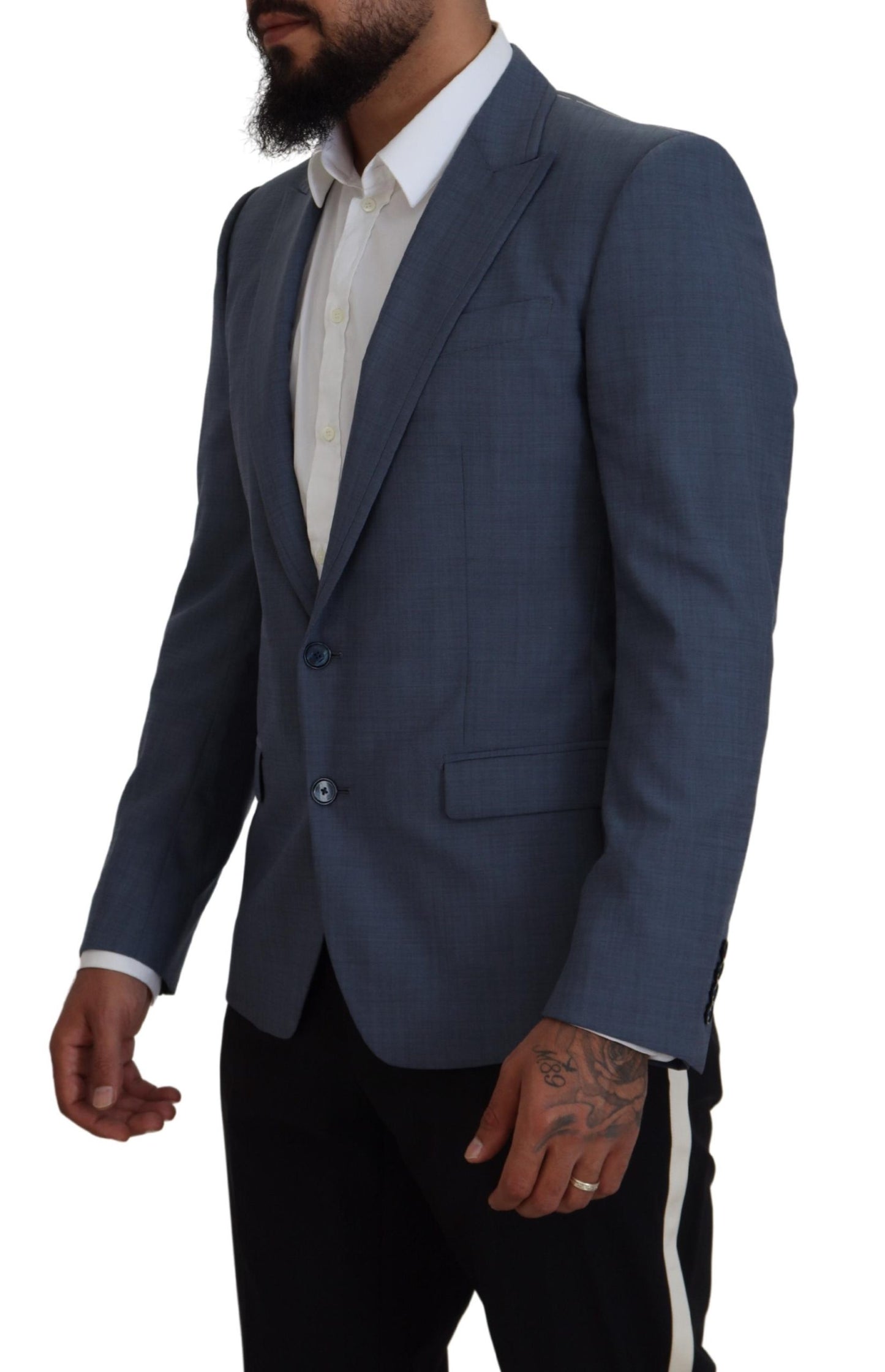 Dolce & Gabbana Elegant Blue Single Breasted Sport Blazer Dolce & Gabbana