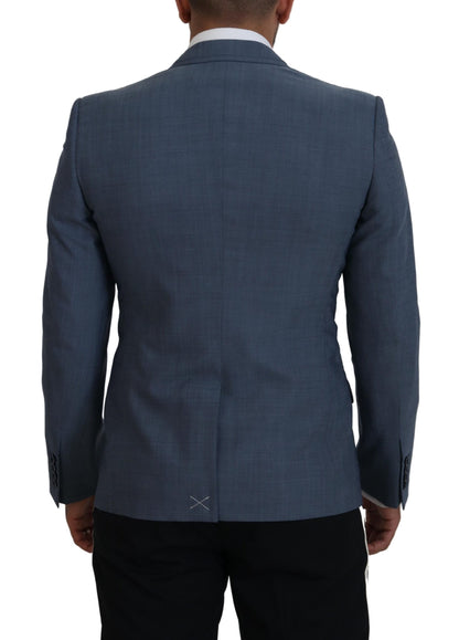 Dolce & Gabbana Elegant Blue Single Breasted Sport Blazer Dolce & Gabbana