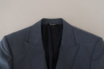 Dolce & Gabbana Elegant Blue Single Breasted Sport Blazer Dolce & Gabbana