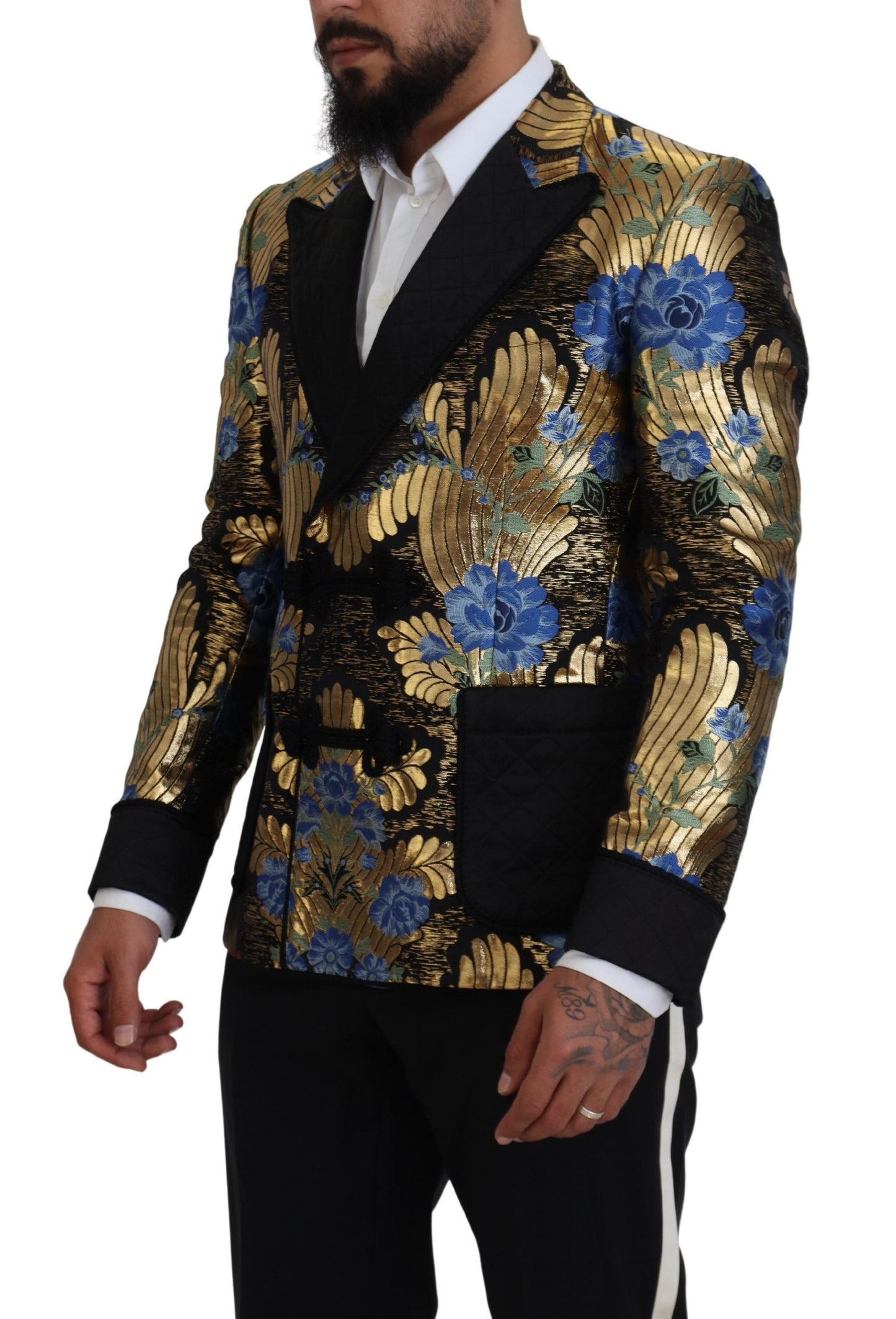 Dolce & Gabbana Elegant Floral Evening Party Blazer Dolce & Gabbana