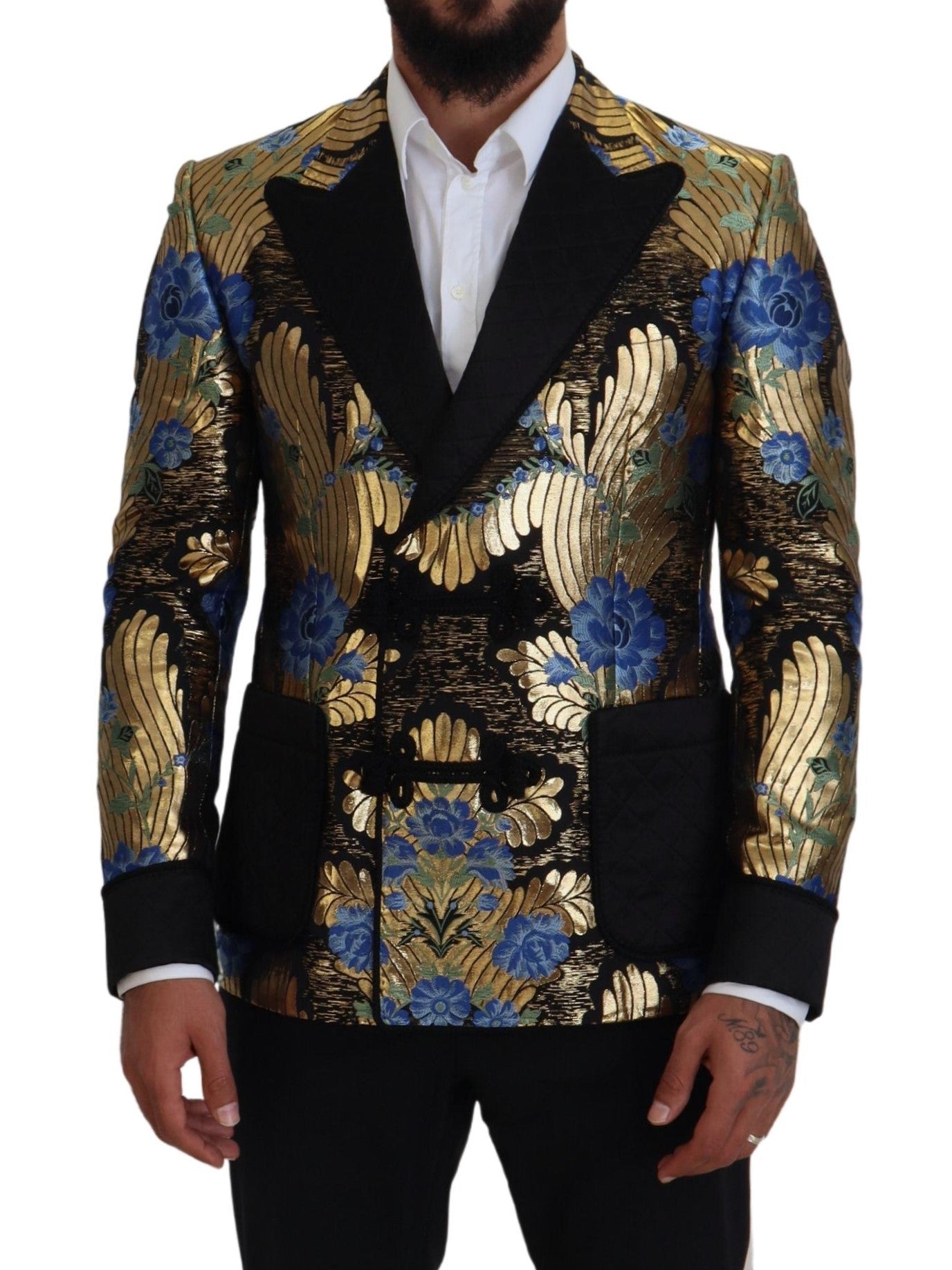 Dolce & Gabbana Elegant Floral Evening Party Blazer Dolce & Gabbana