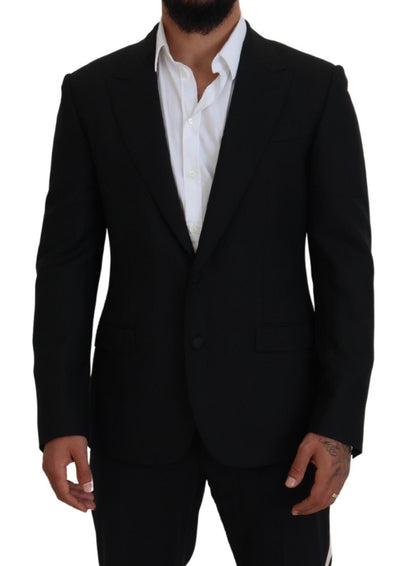 Dolce & Gabbana Elegant Single-Breasted Wool Blend Blazer Dolce & Gabbana