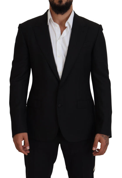 Dolce & Gabbana Elegant Single-Breasted Wool Blend Blazer Dolce & Gabbana