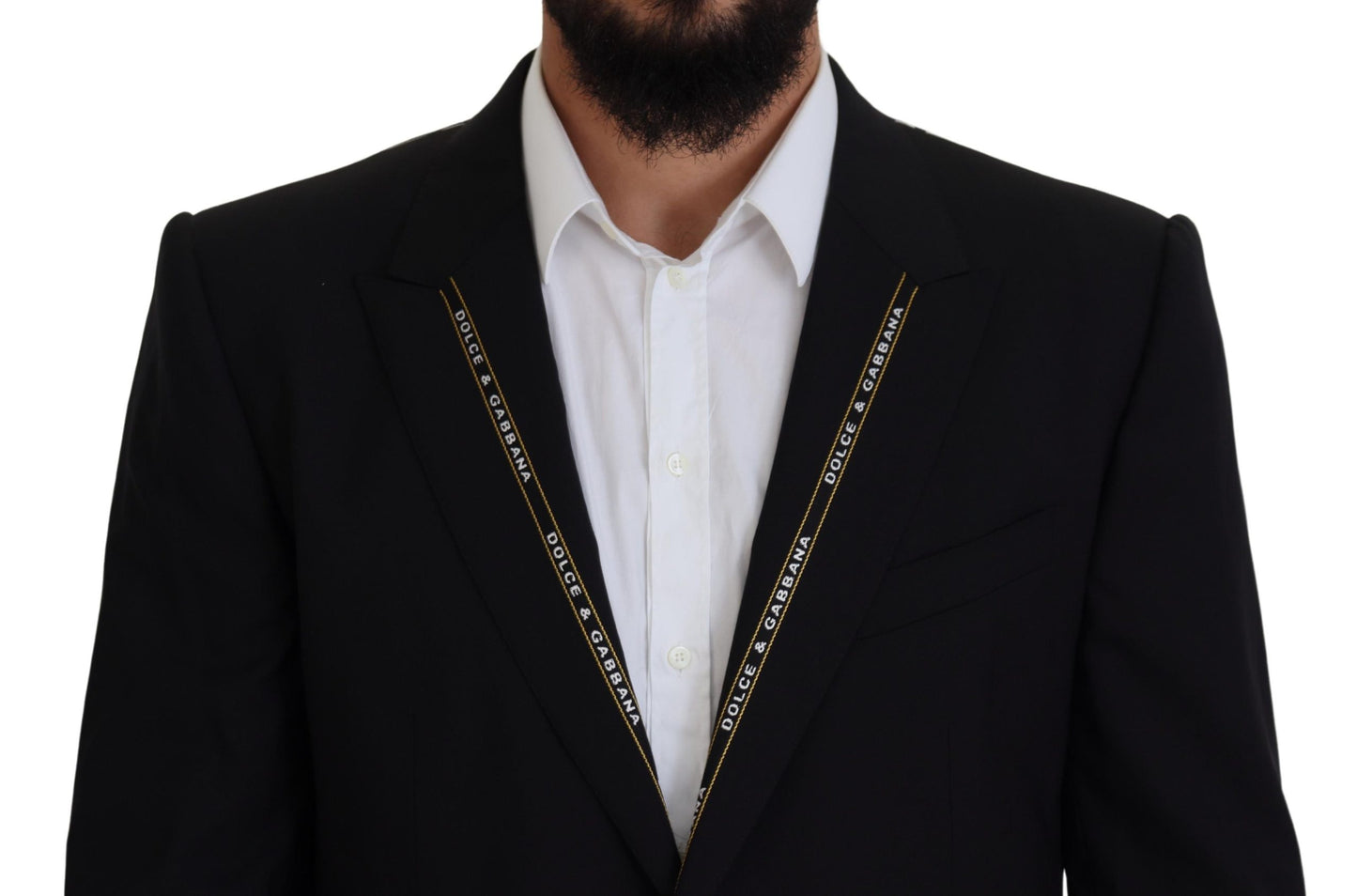 Dolce & Gabbana Sicilian Style Black Single Breasted Blazer Dolce & Gabbana