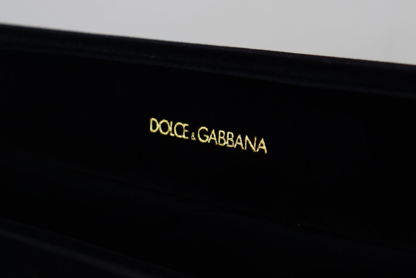 Dolce &amp; Gabbana মার্জিত মখমল গয়না স্টোরেজ বক্স