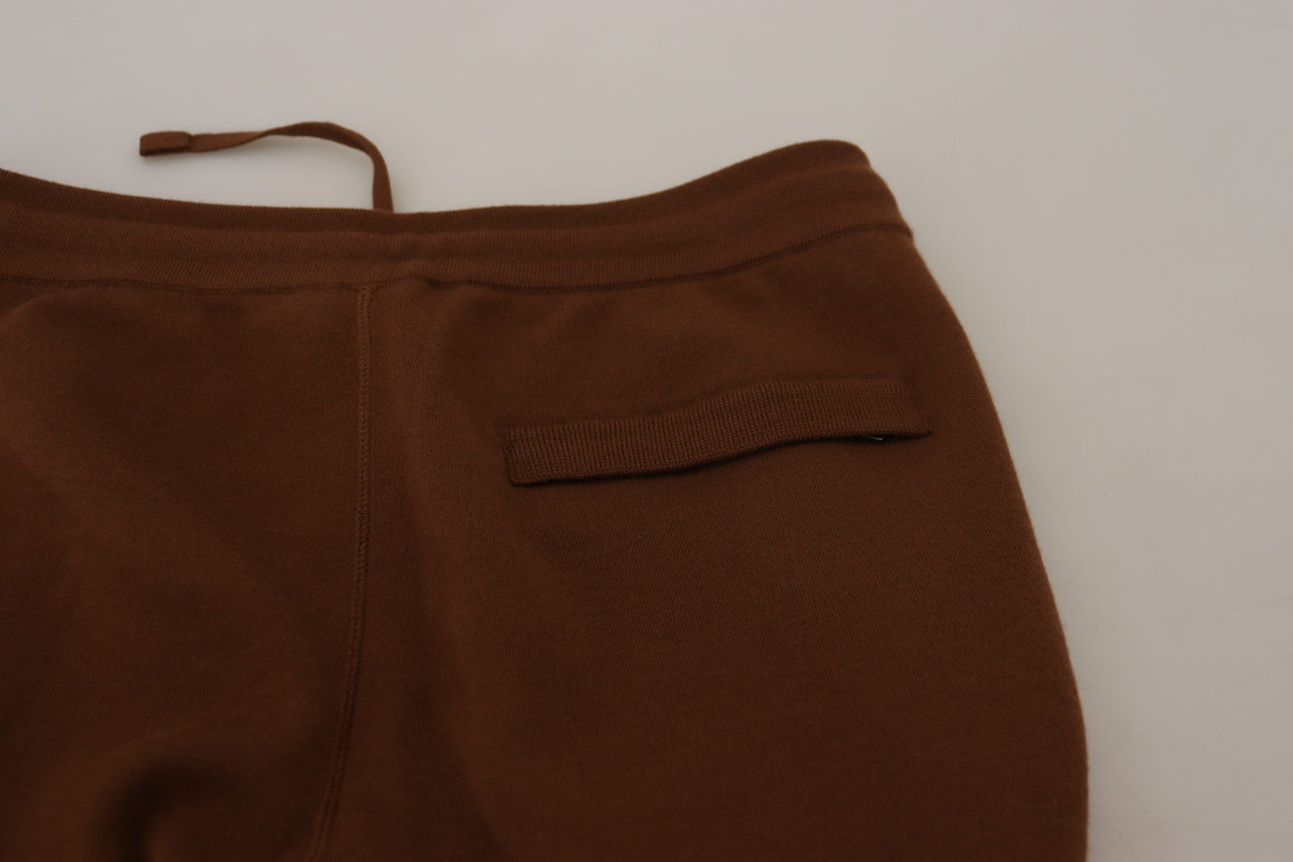 Dolce & Gabbana Elegant Brown Cashmere Jogger Pants Dolce & Gabbana