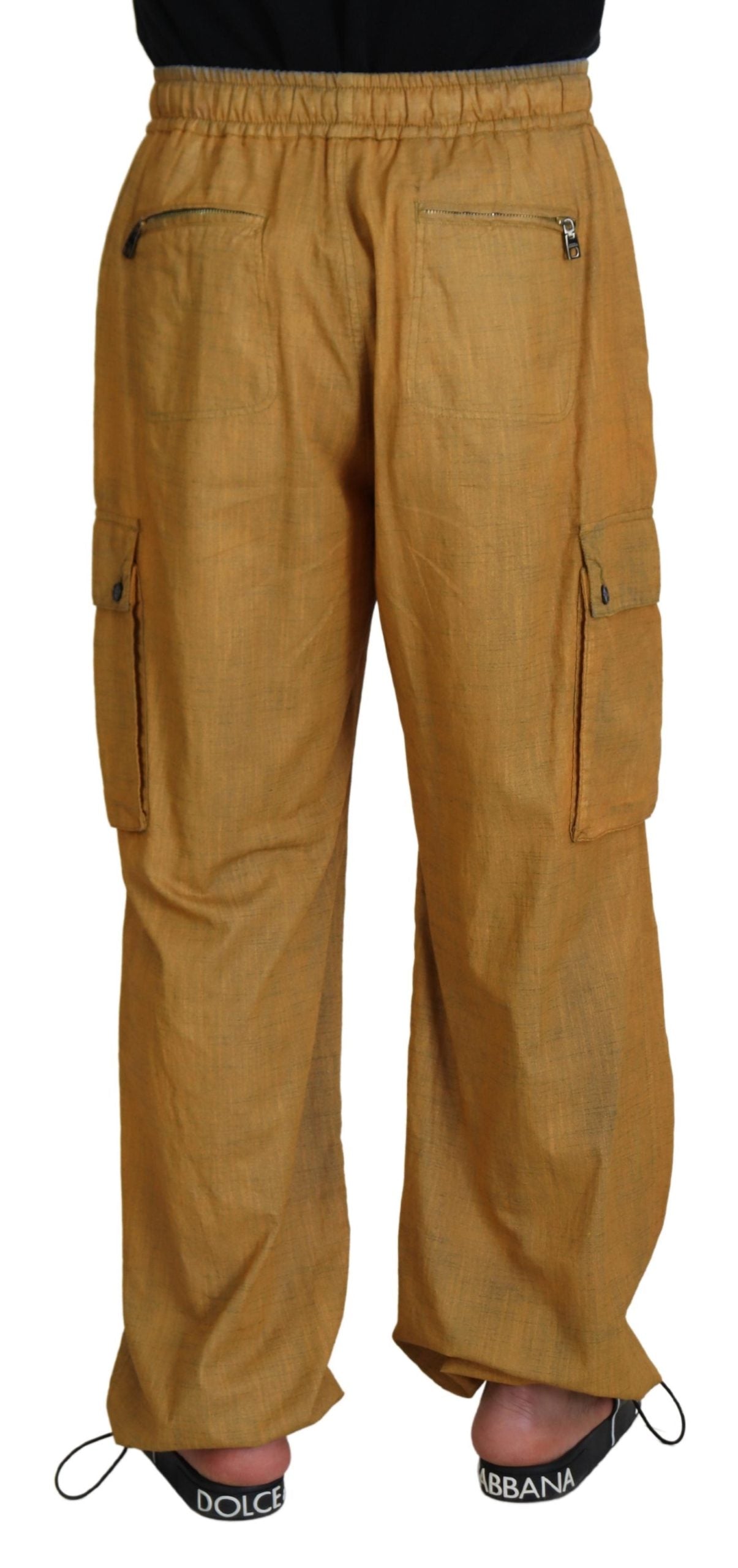 Dolce & Gabbana Elegant Italian Linen Trousers Dolce & Gabbana