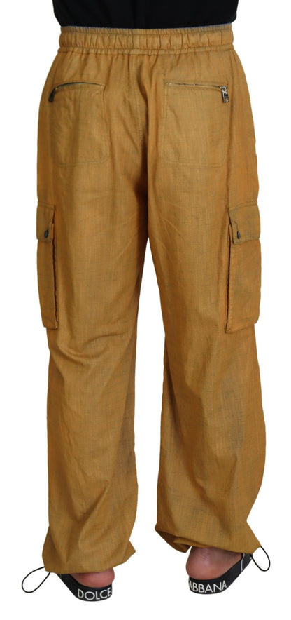 Dolce & Gabbana Elegant Italian Linen Trousers Dolce & Gabbana