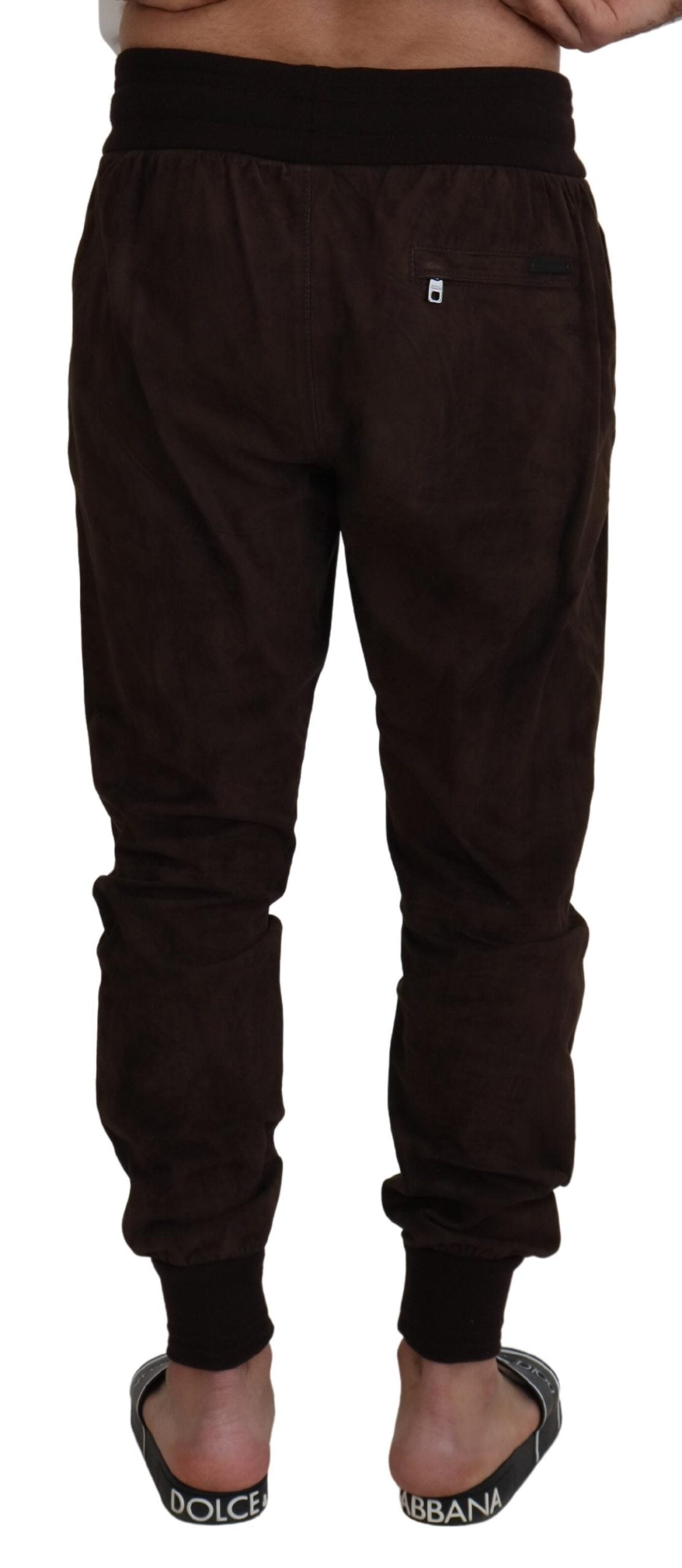 Dolce & Gabbana Stunning Authentic Jogger Pants in Brown Dolce & Gabbana