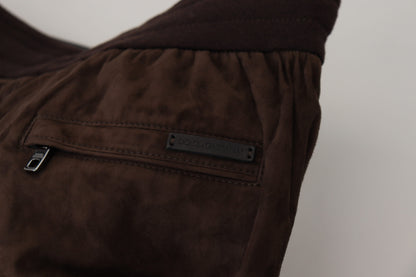 Dolce & Gabbana Stunning Authentic Jogger Pants in Brown Dolce & Gabbana