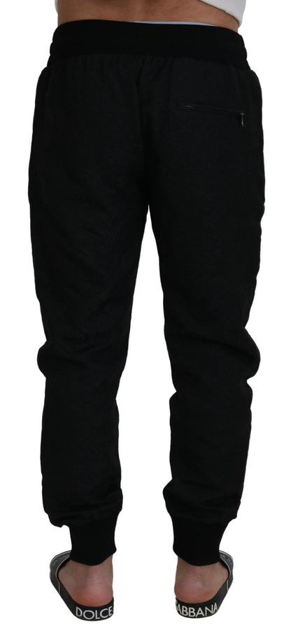 Dolce & Gabbana Elegant Black Jogger Pants for the Modern Man Dolce & Gabbana