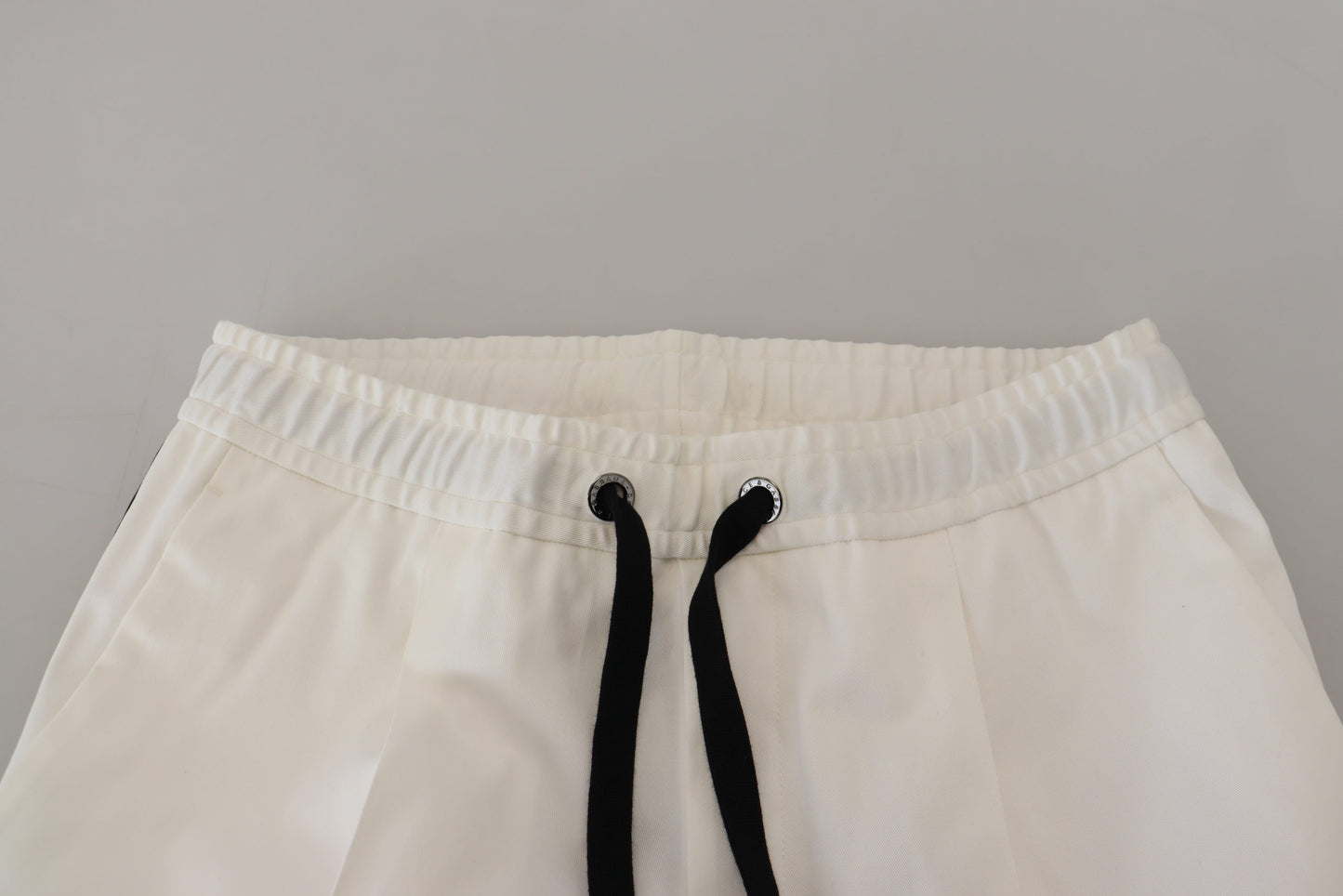 Dolce & Gabbana Elegant White Cotton Jogger Pants Dolce & Gabbana