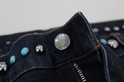 Dolce & Gabbana Studded Opulence Denim Jeans Dolce & Gabbana