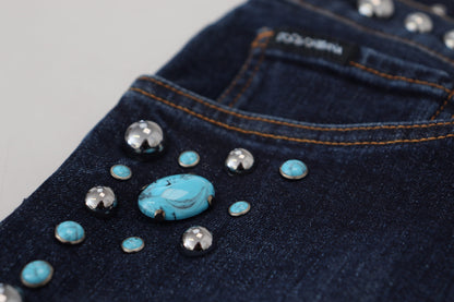 Dolce & Gabbana Studded Opulence Denim Jeans Dolce & Gabbana