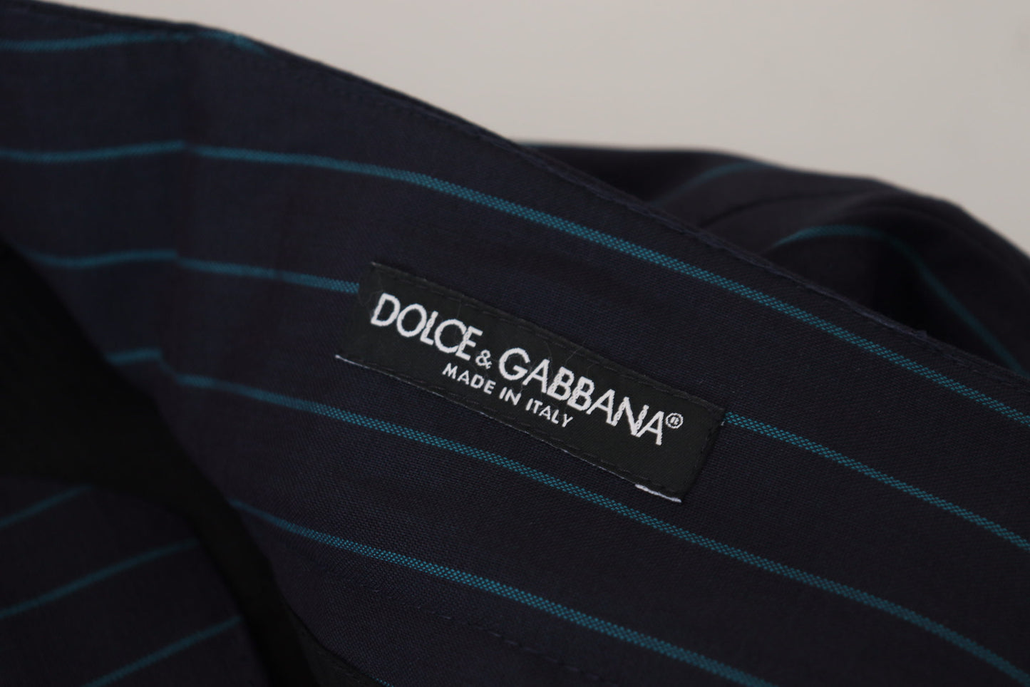 Dolce & Gabbana Elegant Stripe Virgin Wool Trousers Dolce & Gabbana