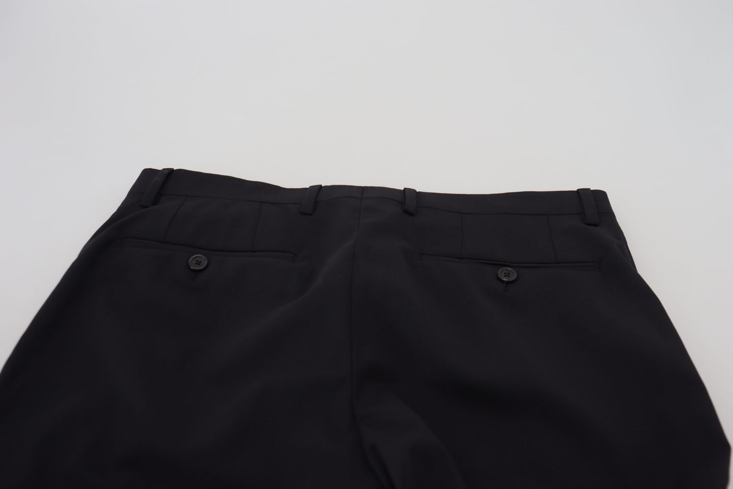 Dolce & Gabbana Elegant Black Wool Blend Trousers Dolce & Gabbana