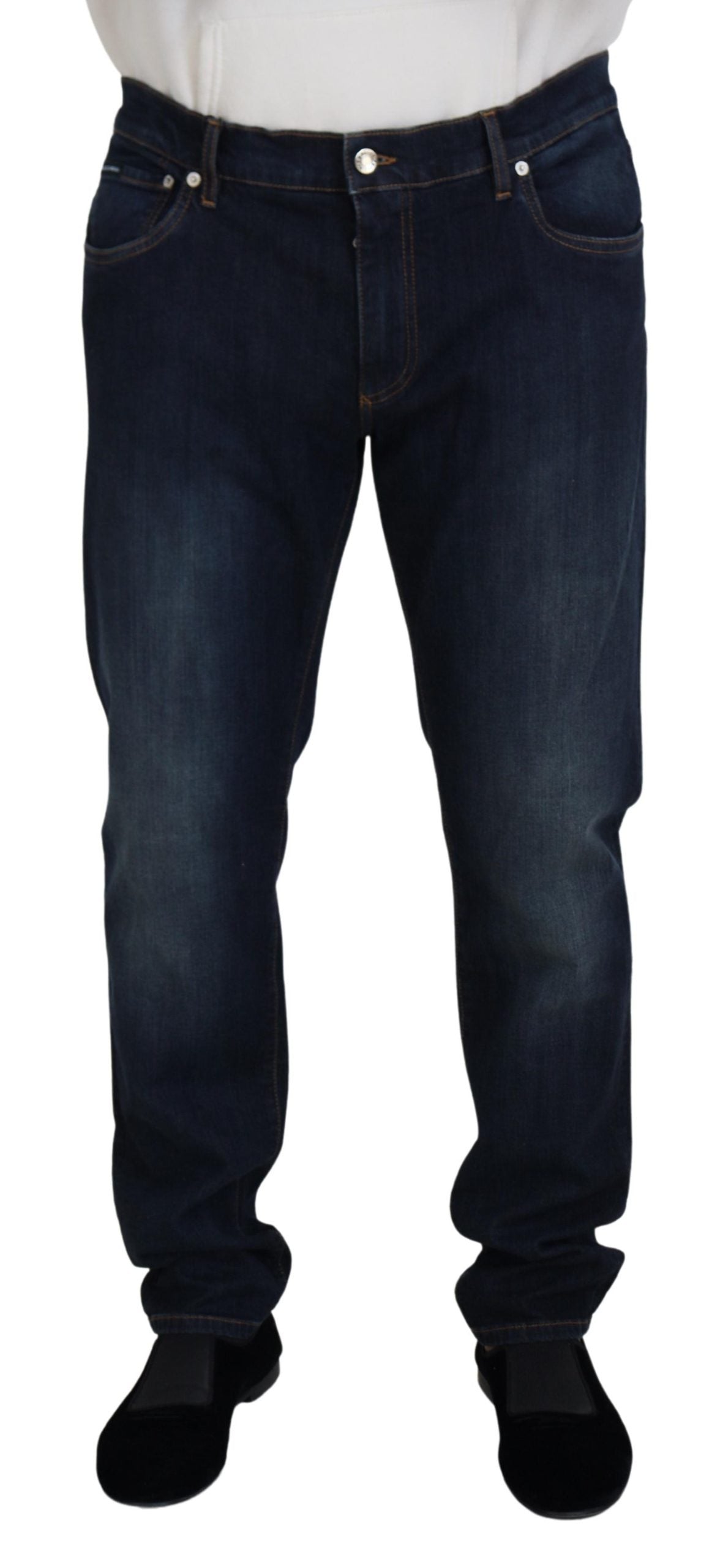 Dolce & Gabbana Elegant Blue Denim Pants Dolce & Gabbana