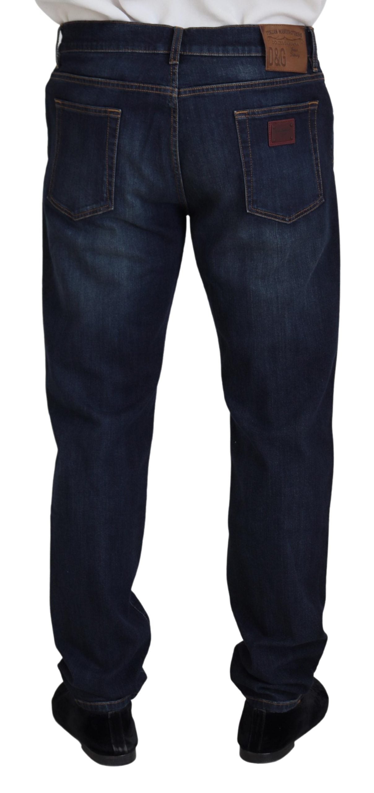 Dolce & Gabbana Elegant Blue Denim Pants Dolce & Gabbana