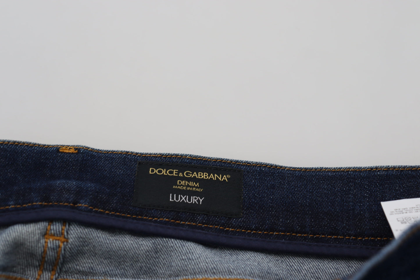 Dolce & Gabbana Elegant Blue Washed Denim Pants Dolce & Gabbana