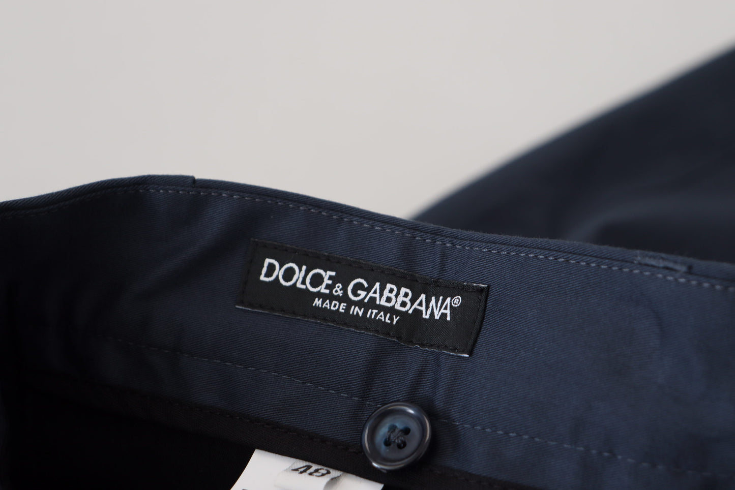 Dolce & Gabbana Elegant Blue Cotton Blend Shorts Dolce & Gabbana