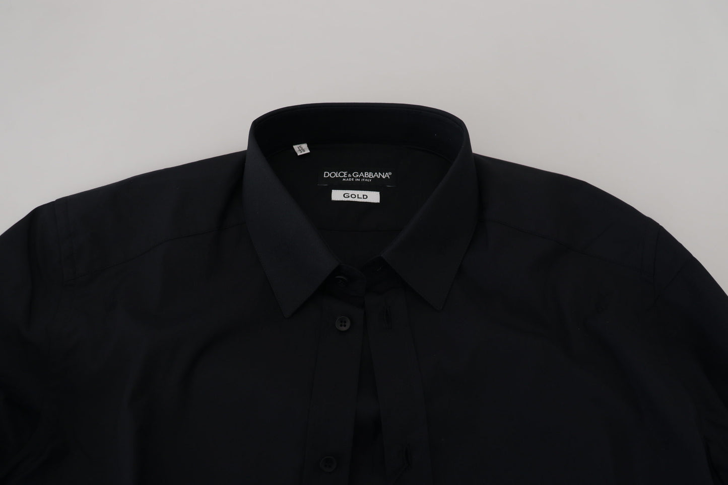 Dolce & Gabbana Chic Black Cotton Dress Shirt Dolce & Gabbana