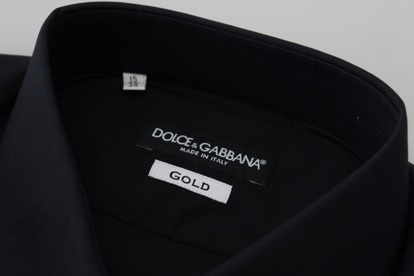 Dolce & Gabbana Chic Black Cotton Dress Shirt Dolce & Gabbana