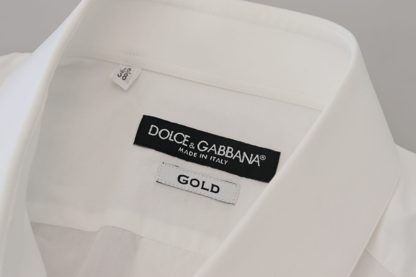 Dolce & Gabbana Elegant White Slim Fit Dress Shirt Dolce & Gabbana