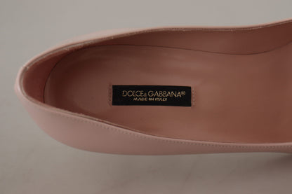 Dolce & Gabbana Elegant Patent Leather Heels in Pink Dolce & Gabbana