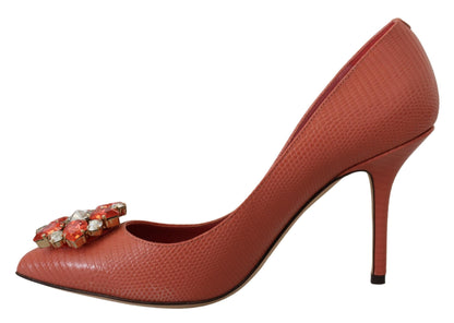 Dolce & Gabbana Exotic Leather Heels Pumps in Pink Dolce & Gabbana