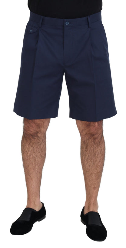 Dolce & Gabbana Elegant Blue Chino Shorts Dolce & Gabbana