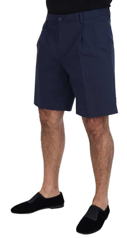 Dolce & Gabbana Elegant Blue Chino Shorts Dolce & Gabbana