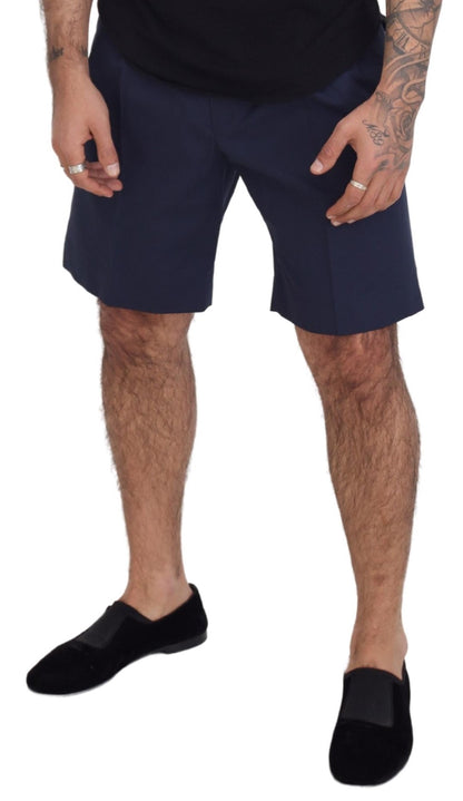 Dolce & Gabbana Elegant Blue Chino Shorts Dolce & Gabbana