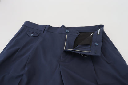 Dolce & Gabbana Elegant Blue Chino Shorts Dolce & Gabbana