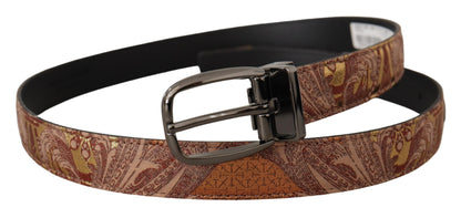 Dolce & Gabbana Multicolor Leather Signature Belt Dolce & Gabbana