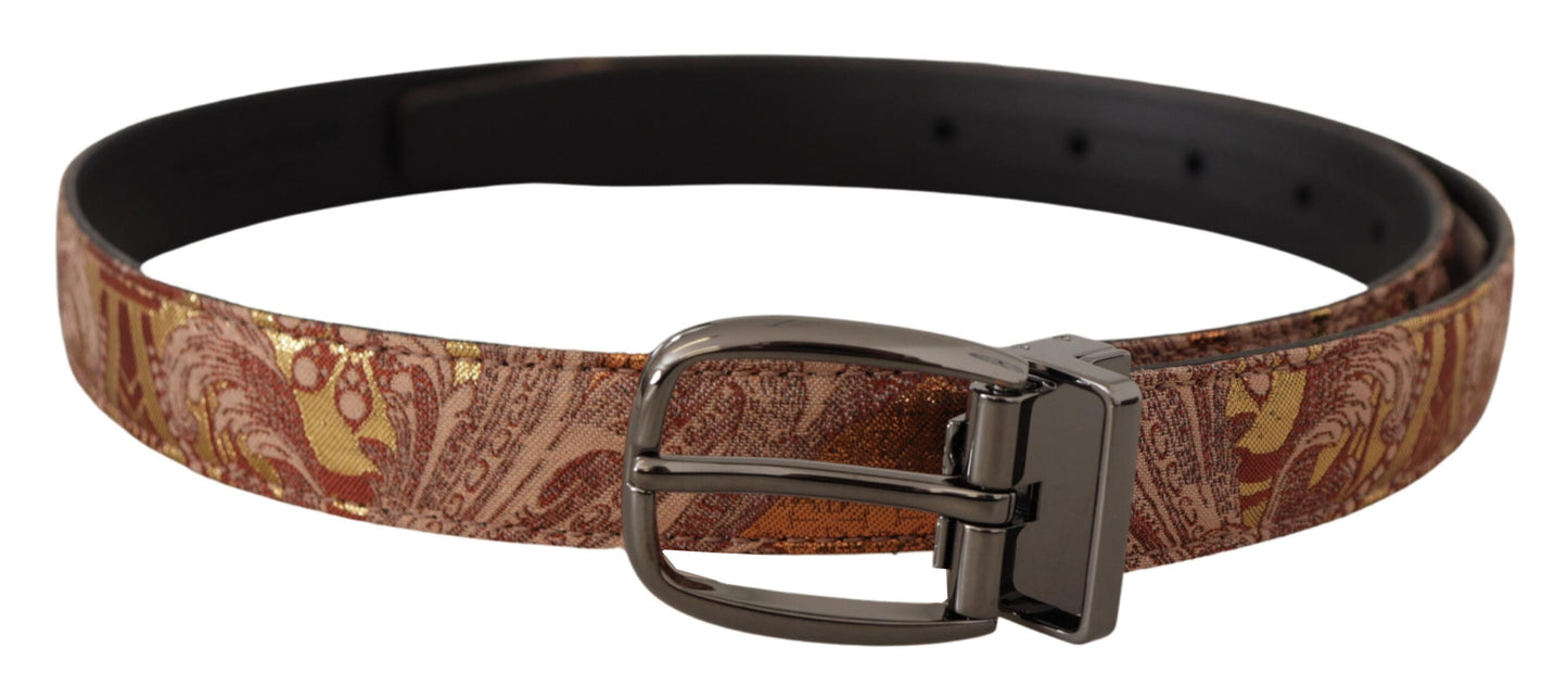 Dolce & Gabbana Multicolor Leather Signature Belt Dolce & Gabbana