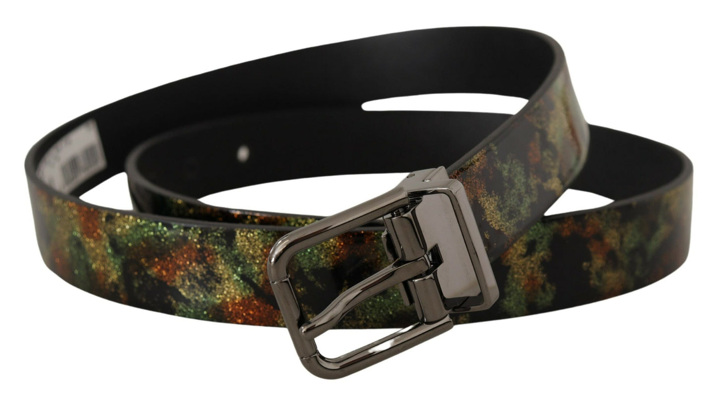 Dolce & Gabbana Elegant Dual-Tone Leather Belt Dolce & Gabbana