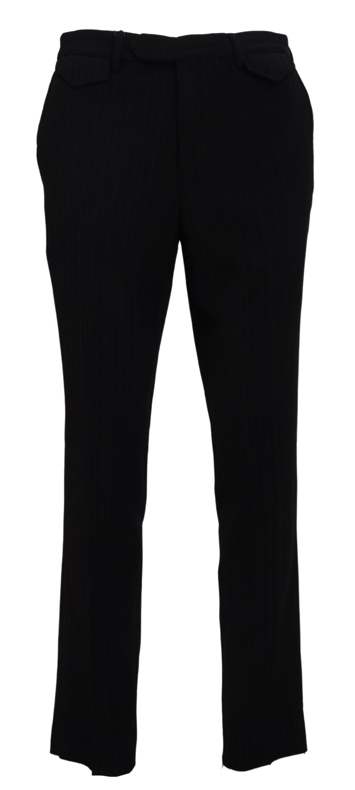 BENCIVENGA Elegant Black Italian Designer Pants BENCIVENGA