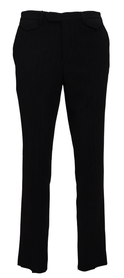 BENCIVENGA Elegant Black Italian Designer Pants BENCIVENGA