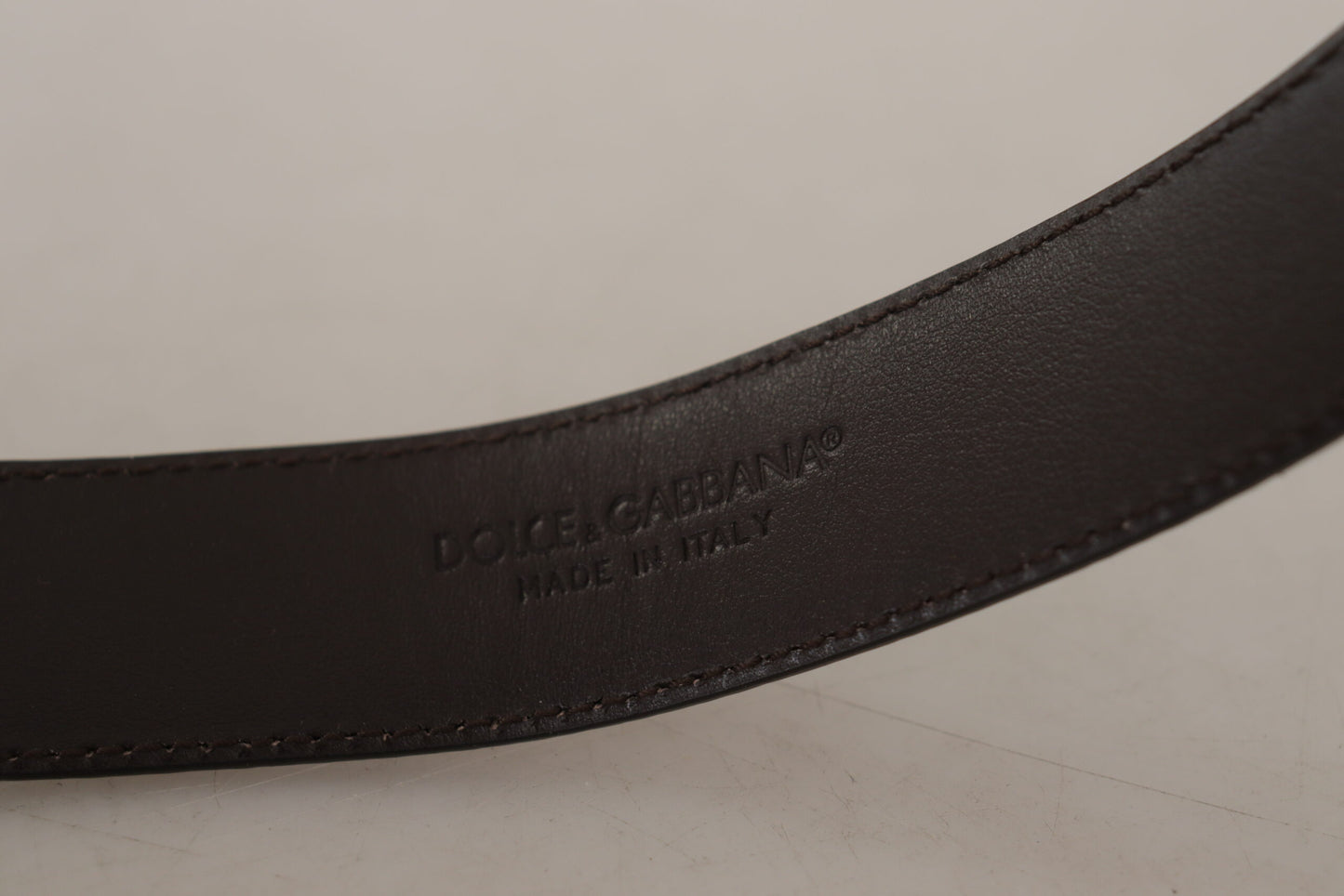 Dolce & Gabbana Elegant Snakeskin Leather Belt Dolce & Gabbana