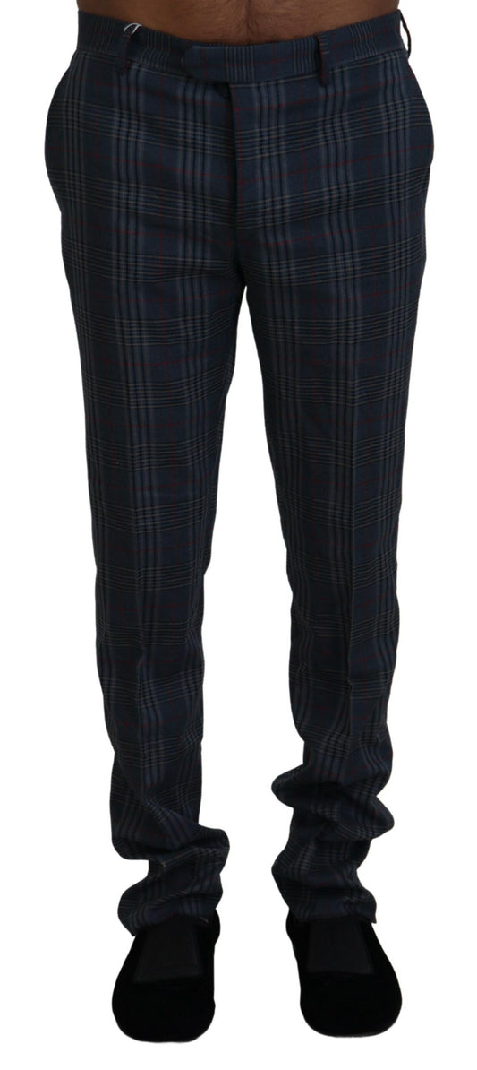 BENCIVENGA Elegant Multicolor Pure Wool Trousers BENCIVENGA