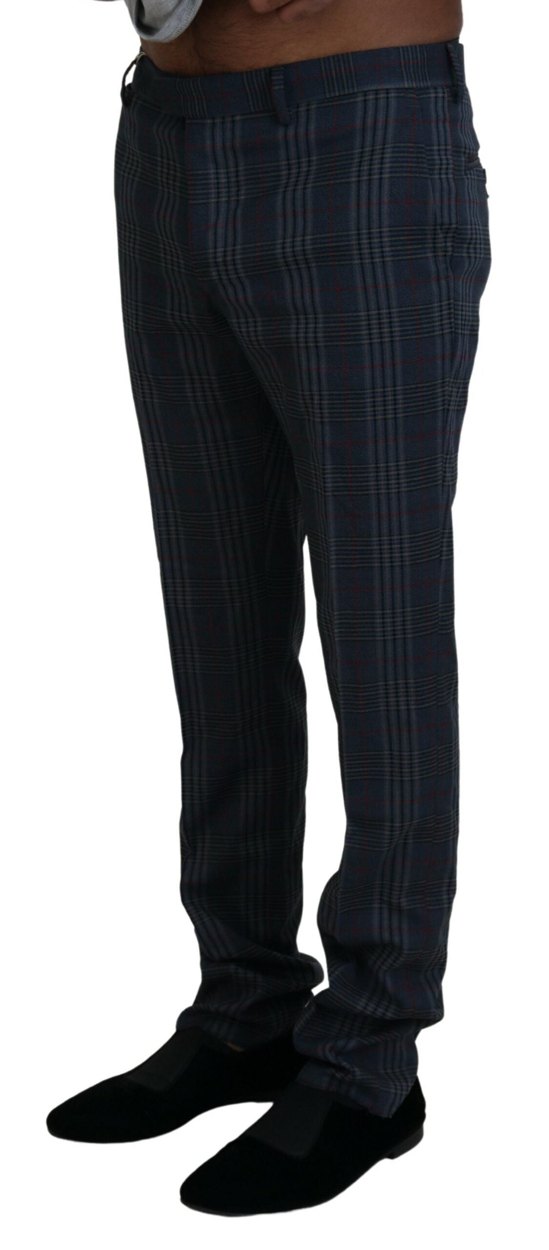 BENCIVENGA Elegant Multicolor Pure Wool Trousers BENCIVENGA