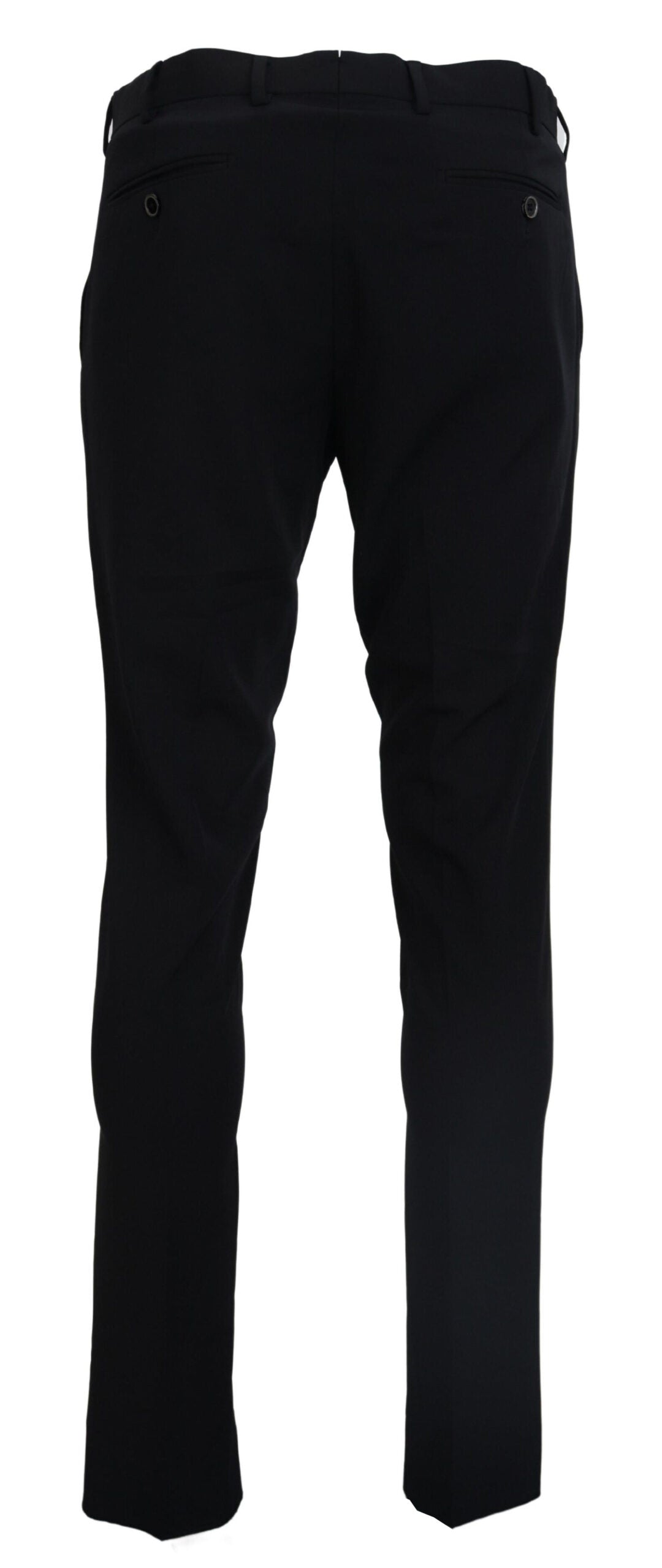 Domenico Tagliente Elegant Black Italian Dress Pants Domenico Tagliente