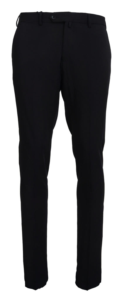 Domenico Tagliente Sophisticated Black Dress Pants for Men Domenico Tagliente