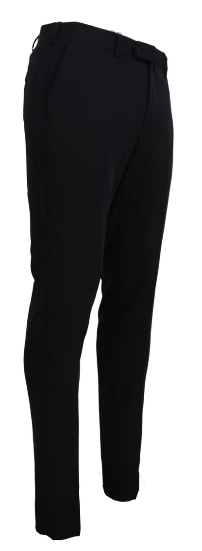 Domenico Tagliente Sophisticated Black Dress Pants for Men Domenico Tagliente