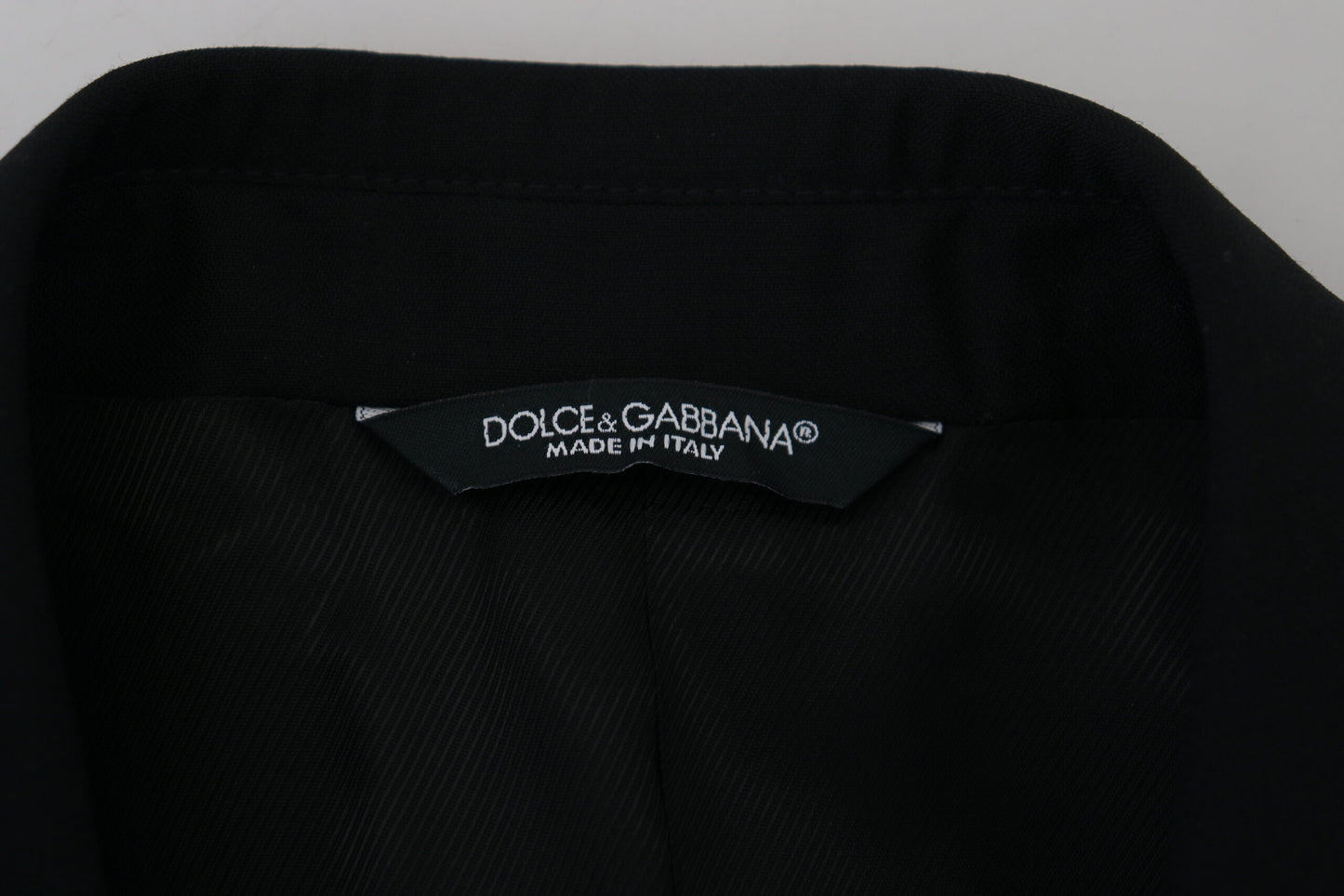 Dolce & Gabbana Elegant Martini Black Formal Blazer Dolce & Gabbana