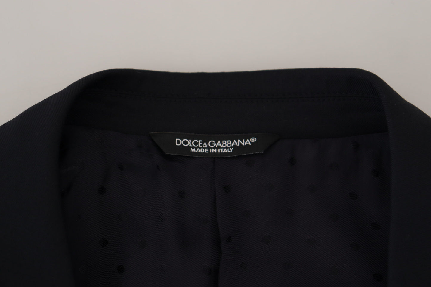 Dolce & Gabbana Elegant Dark Blue Single Breasted Blazer Dolce & Gabbana