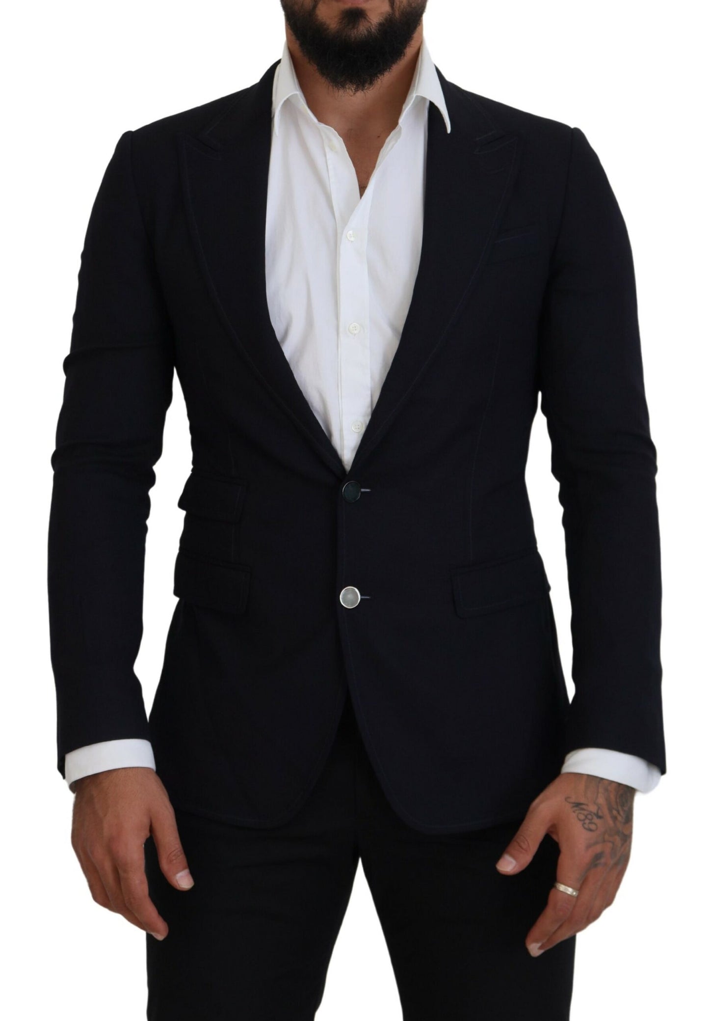 Dolce & Gabbana Elegant Black Single-Breasted Blazer Dolce & Gabbana